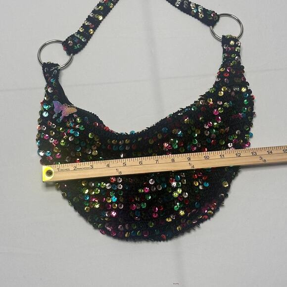 Apt 9 Fairy Core Vintage Sling On The Shoulder Y2K Sequin Purse - Picture 2 of 4